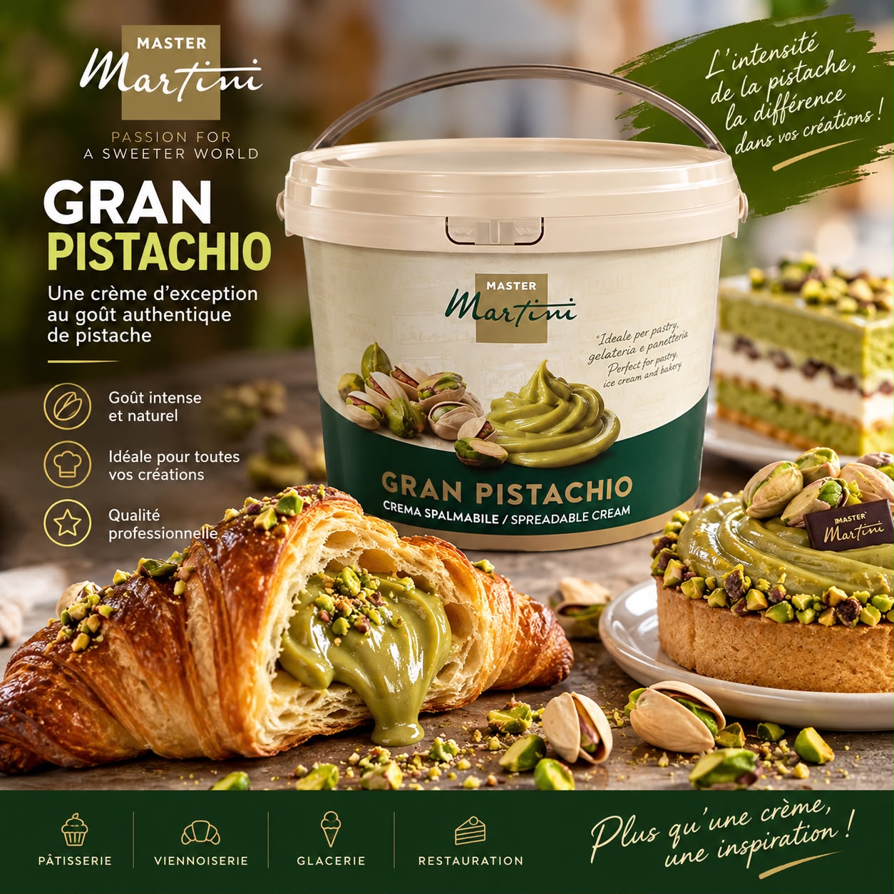Gran Caravella Pistache — crème à la pistache